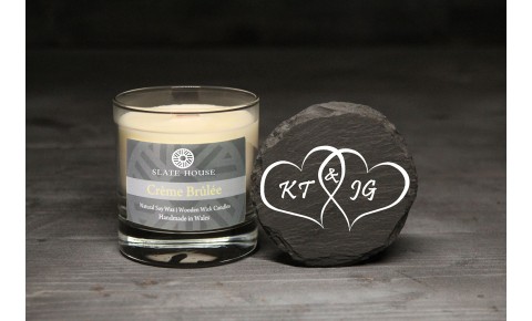 Personalised Creme Brulee Soy Candle